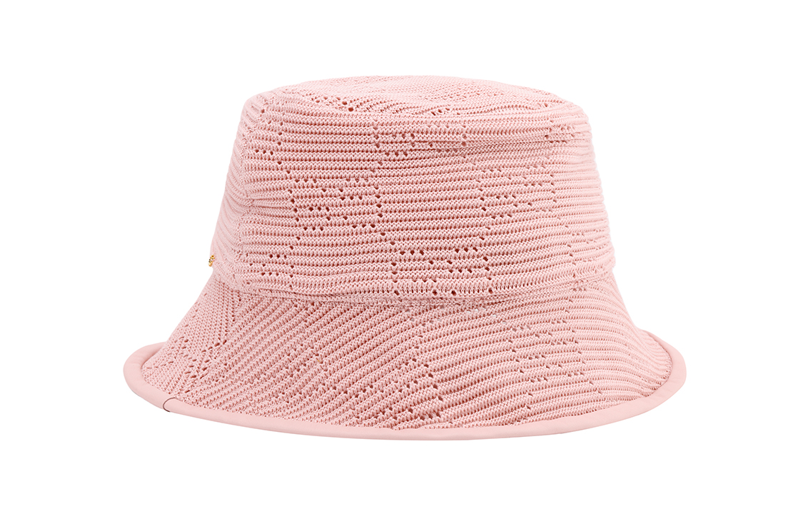 Order (W) GUCCI GG標誌粉色針織棉質女性漁夫帽 656573-3HAC2-5972