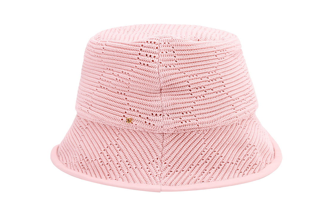 Lookbook (W) GUCCI GG標誌粉色針織棉質女性漁夫帽 656573-3HAC2-5972