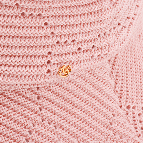 Purchase (W) GUCCI GG標誌粉色針織棉質女性漁夫帽 656573-3HAC2-5972