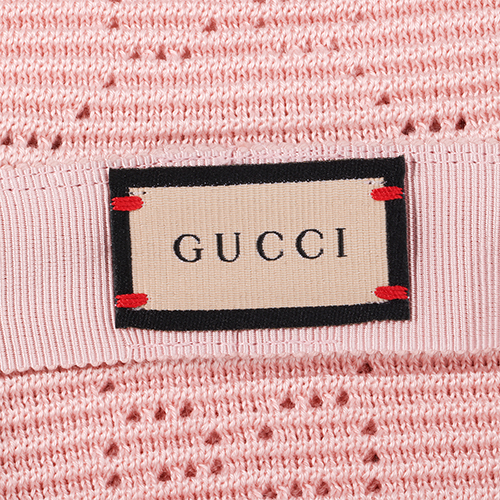 Details for (W) GUCCI GG標誌粉色針織棉質女性漁夫帽 656573-3HAC2-5972