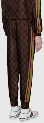 (W) Pantalones de Seda Marrones GUCCI con Logo GG 625005-XJCL5-2138 Shop (W) Pantalones de Seda Marrones GUCCI con Logo GG 625005-XJCL5-2138