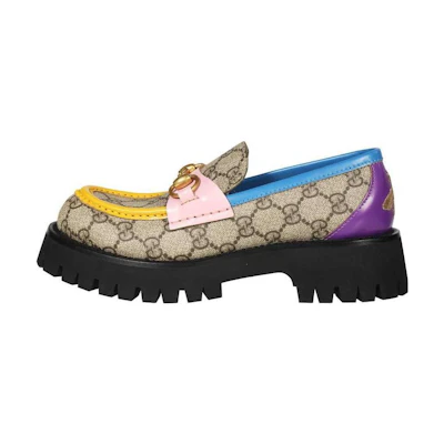 (W) Gucci Horsebit Loafer 'GG Monogram - Beige Multi-Color'