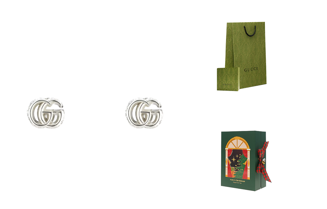 Details for (W) GUCCI GG Marmont 925 純銀耳環 女士銀飾 770758-J8400-8106