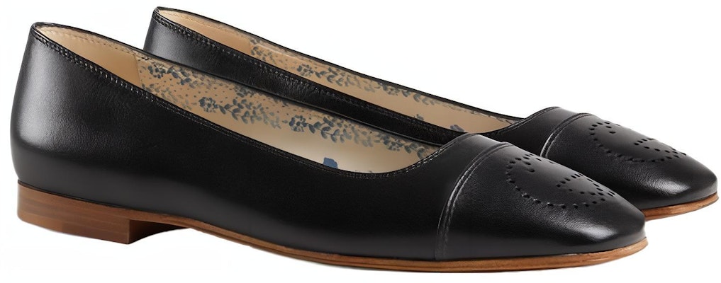 (W) グッチ GGマーモント バレエシューズ (ブラック) 658942-D3V00-1000 Order (W) グッチ GGマーモント バレエシューズ (ブラック) 658942-D3V00-1000