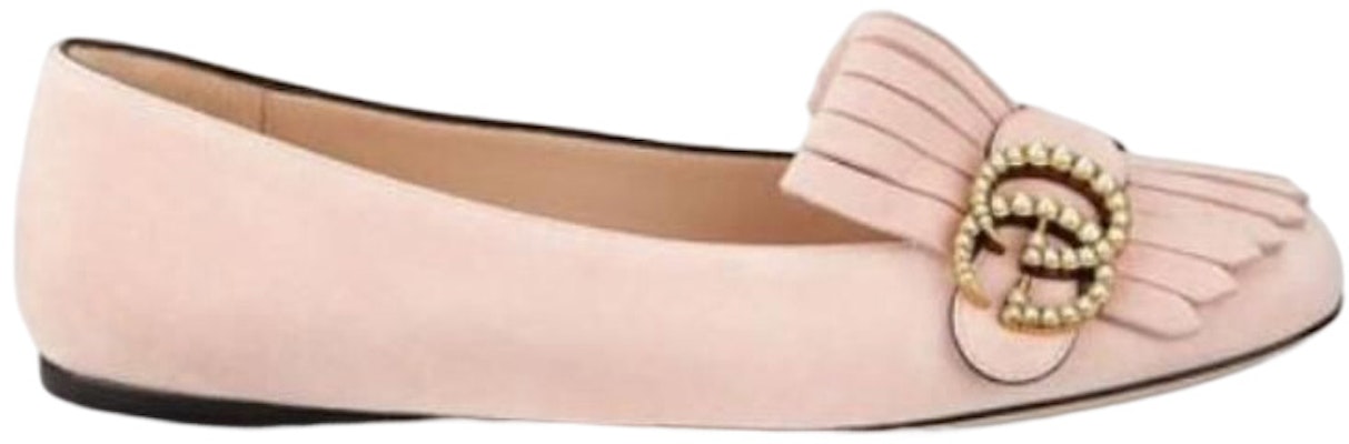 (W) グッチ GGマーモント クリスタル フラットシューズ (ピンク) 454299-C2000-5909 Order (W) グッチ GGマーモント クリスタル フラットシューズ (ピンク) 454299-C2000-5909
