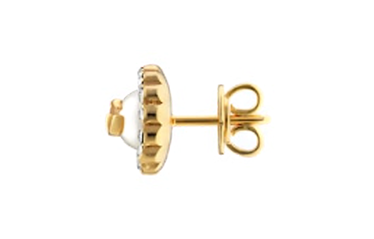 (Women) GUCCI GG Marmont Floral Metal Resin Crystal Earrings Women Gold. 702583I98758623 圖 3