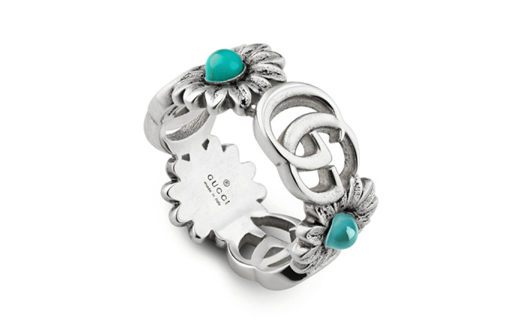 Order (W) 구찌 GG 마몬트 플로럴 링 실버 (빈티지 마감) YBC527394001