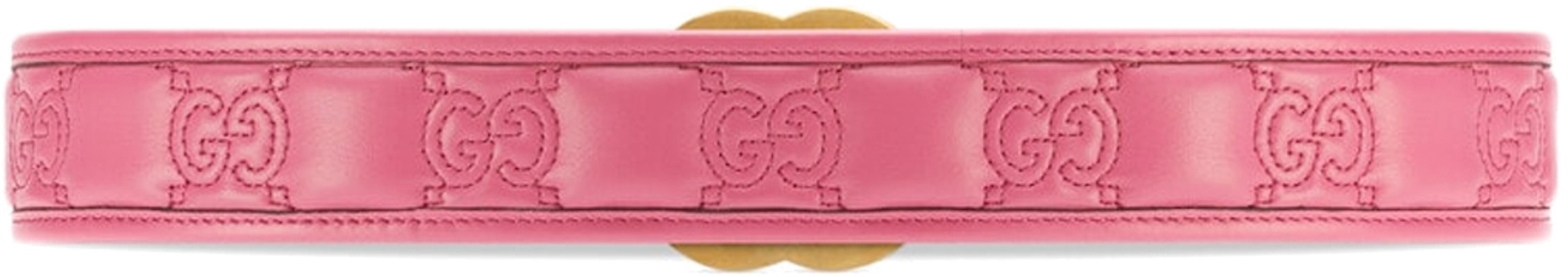 (Women) GUCCI GG Marmont Matelassé Pink Leather Belt for Women, Double G Buckle, 4cm. 400593-UM8IG-6627 Lookbook (Women) GUCCI GG Marmont Matelassé Pink Leather Belt for Women, Double G Buckle, 4cm. 400593-UM8IG-6627