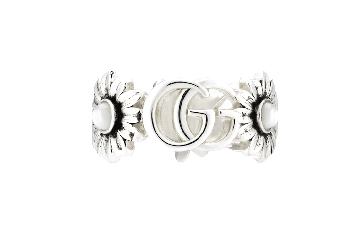 (Women) GUCCI GG Marmont Mother of Pearl 925 Silver Ring  Silver 527394J84408184 圖 4