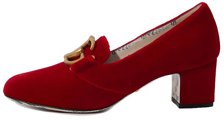 (W) Gucci GG Marmont Tacones de Bloque 'Terciopelo Rojo' 526465-K4D00-6433 Buy (W) Gucci GG Marmont Tacones de Bloque 'Terciopelo Rojo' 526465-K4D00-6433