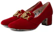 Lookbook (W) Gucci GG Marmont Tacones de Bloque 'Terciopelo Rojo' 526465-K4D00-6433