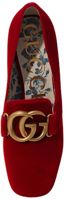 (W) Gucci GG Marmont Tacones de Bloque 'Terciopelo Rojo' 526465-K4D00-6433 Shop (W) Gucci GG Marmont Tacones de Bloque 'Terciopelo Rojo' 526465-K4D00-6433