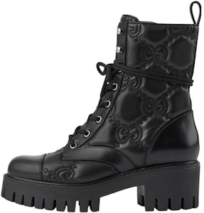 (W) Gucci GG 缎面绑带靴 '黑色' 718386-DS8U0-1000 Buy (W) Gucci GG 缎面绑带靴 '黑色' 718386-DS8U0-1000