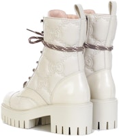 (W) Bota Gucci GG Matelassé Cordones 'Blanco Roto' 718386-DS8U0-9124 Lookbook (W) Bota Gucci GG Matelassé Cordones 'Blanco Roto' 718386-DS8U0-9124