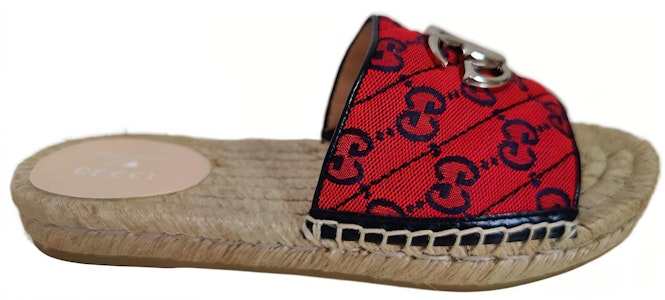 (W) Sandal Gucci GG Matelassé Kanvas Espadrille 'Merah' 661393-2UZO0-6490 Order (W) Sandal Gucci GG Matelassé Kanvas Espadrille 'Merah' 661393-2UZO0-6490