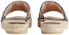 (W) Gucci GG Matelassé Canvas Espadrille Sandal 'Coklat' 620120-KQWM0-9765