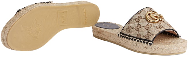(W) Sandalia espadrille Gucci GG matelassé lona 'Marrón' 620120-KQWM0-9765 Details for (W) Sandalia espadrille Gucci GG matelassé lona 'Marrón' 620120-KQWM0-9765