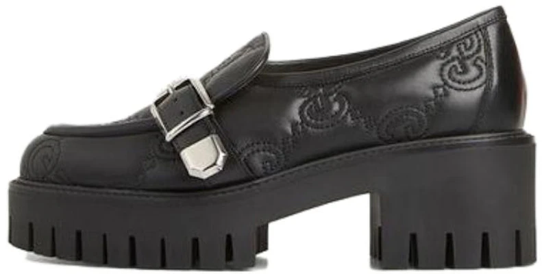 (Women) Gucci GG Matelass Slip-On Loafers with Block heel 'Black' 718388-AAA4F-1058 Buy (Women) Gucci GG Matelass Slip-On Loafers with Block heel 'Black' 718388-AAA4F-1058