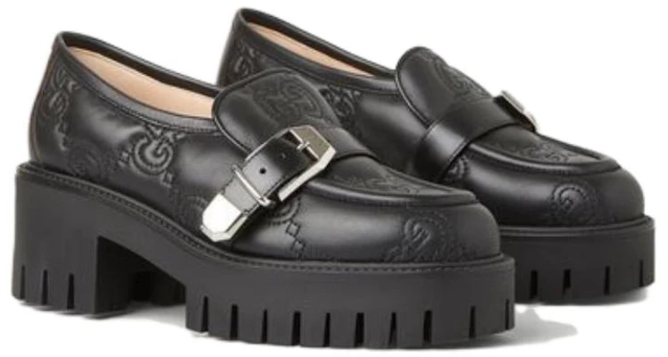 (Women) Gucci GG Matelass Slip-On Loafers with Block heel 'Black' 718388-AAA4F-1058 Lookbook (Women) Gucci GG Matelass Slip-On Loafers with Block heel 'Black' 718388-AAA4F-1058