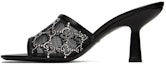 Buy (W) Sandal Gucci GG Tumit Sederhana 'Hitam' 747245-F13B0-1000
