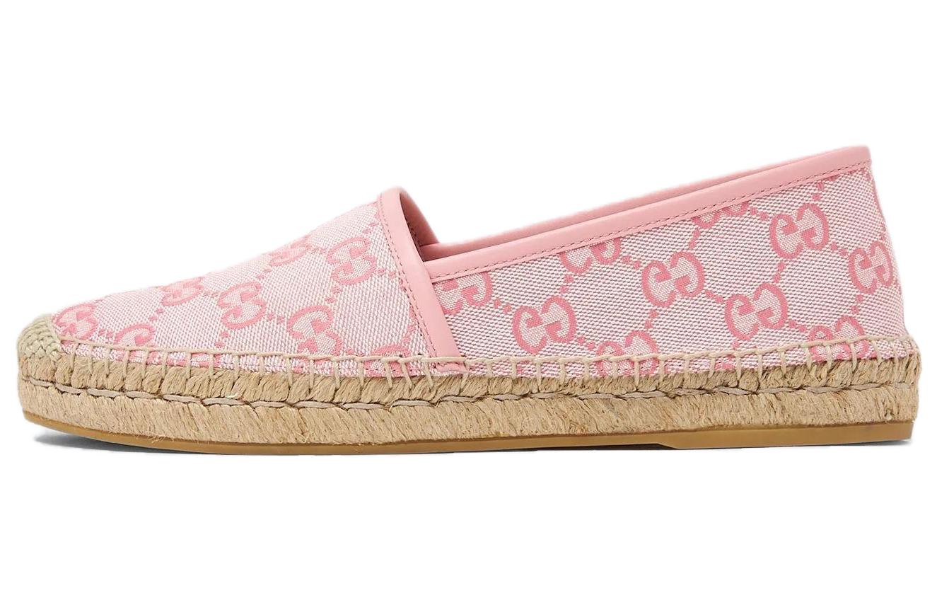 (Women) Gucci GG Monogram Espadrilles 'Soft Pink' 739165-9SF40-8472