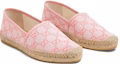 Shop (W) Gucci GG Monogram Espadrilles 'Soft Pink' dalam Warna Merah Jambu Lembut 739165-9SF40-8472