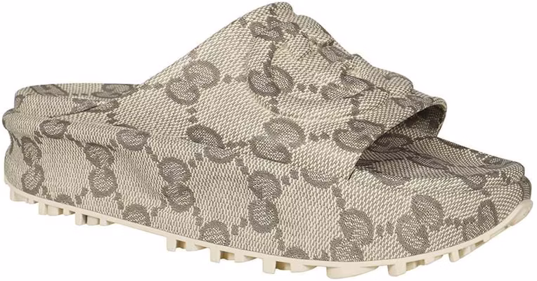 (Women) Gucci GG Oversize Slide Sandal 'Beige' 725539-JAAC6-9742 Shop (Women) Gucci GG Oversize Slide Sandal 'Beige' 725539-JAAC6-9742