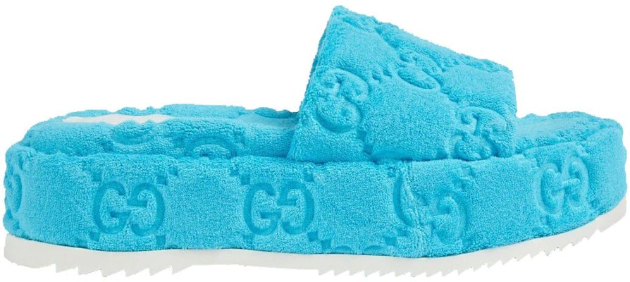 (女款)Gucci GG 厚底涼鞋 '藍色' 700599-U2O00-4917 Order (女款)Gucci GG 厚底涼鞋 '藍色' 700599-U2O00-4917