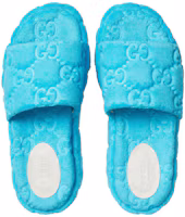 Shop (W) Sandalia Plataforma Gucci GG 'Azul' 700599-U2O00-4917
