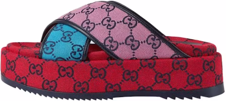 (Women) Gucci GG Platform Sandal 'Multicolor' 663666-2UZU0-4281 (Women) Gucci GG Platform Sandal 'Multicolor' 663666-2UZU0-4281