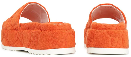 Purchase (W) Sandalia Plataforma Gucci GG 'Naranja' 700599-U2O00-7519