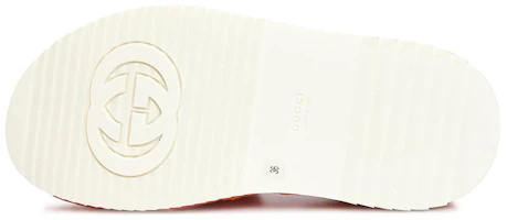 Details for (W) Sandalia Plataforma Gucci GG 'Naranja' 700599-U2O00-7519