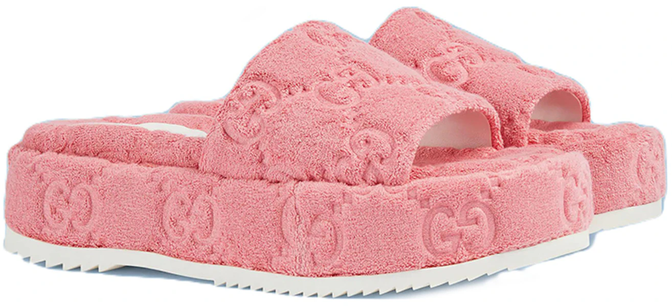 (W) Gucci GG Platform Sandal 'Wild Rose' wanita 700599-U2O00-5815 Lookbook (W) Gucci GG Platform Sandal 'Wild Rose' wanita 700599-U2O00-5815