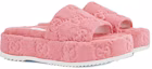 Lookbook (W) Gucci GG Platform Sandal 'Wild Rose' wanita 700599-U2O00-5815