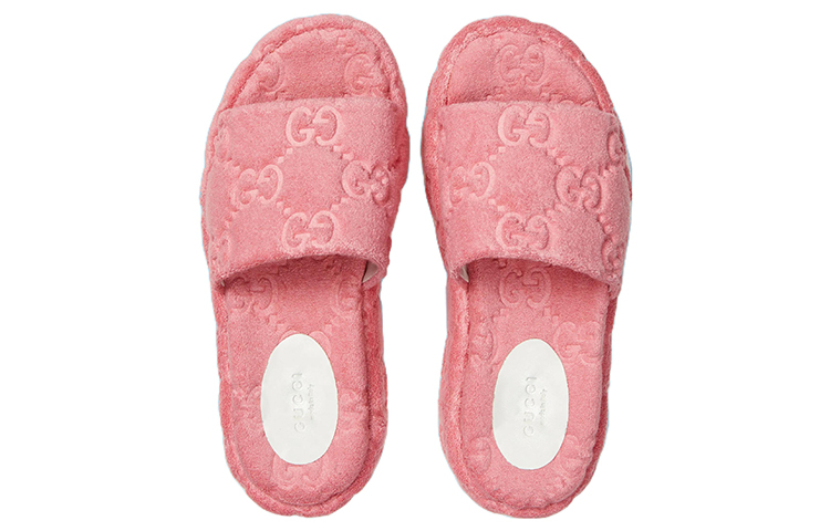 Shop (W) Gucci GG Platform Sandal 'Wild Rose' wanita 700599-U2O00-5815