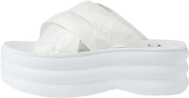 (Women) Gucci GG Platform Slide 'White' 738707-H9H00-9014 (Women) Gucci GG Platform Slide 'White' 738707-H9H00-9014