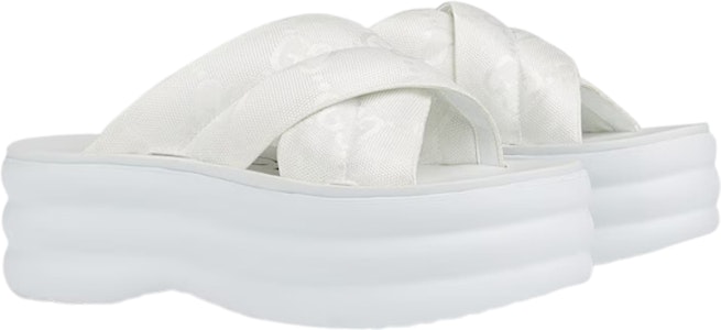 (W) Gucci GG Sandalia Plataforma 'Blanco' 738707-H9H00-9014 Order (W) Gucci GG Sandalia Plataforma 'Blanco' 738707-H9H00-9014