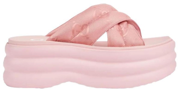 GUCCI古馳 舒適百搭 露趾一字 時尚涼拖 女款 粉色 Order GUCCI古馳 舒適百搭 露趾一字 時尚涼拖 女款 粉色