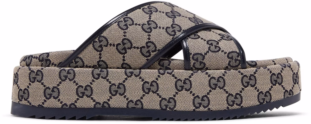 (Women) Gucci GG Platform Slide Sandal 'GG Motif - Beige Blue' 692842-H6320-4061 Buy (Women) Gucci GG Platform Slide Sandal 'GG Motif - Beige Blue' 692842-H6320-4061