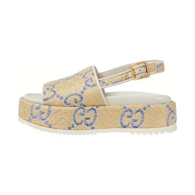 (W) Gucci GG Print Slide 'Beige'