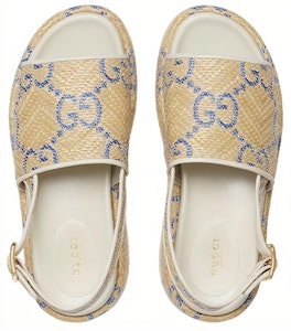 (W) Sandal Selip Gucci Cetak GG 'Beige' 695078-UWB10-9572 Lookbook (W) Sandal Selip Gucci Cetak GG 'Beige' 695078-UWB10-9572
