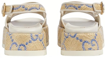 古馳 GG 印花 時尚涼拖 女款 米色 Shop 古馳 GG 印花 時尚涼拖 女款 米色