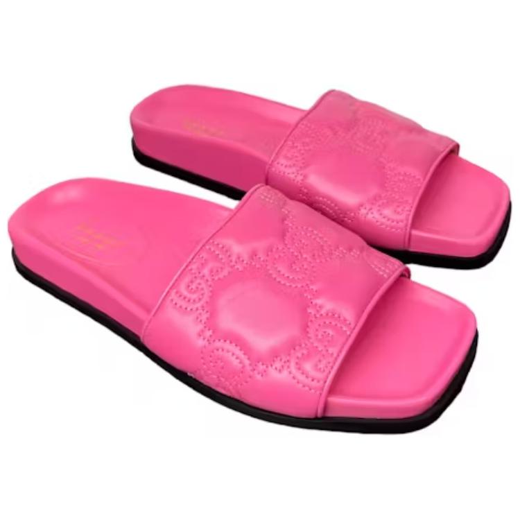 (W) Gucci GG Quilted Slide 'Pink' 圖 3