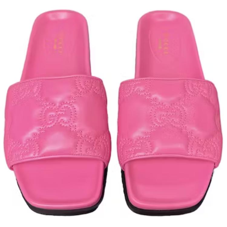 (W) Gucci GG Quilted Slide 'Pink' 圖 4