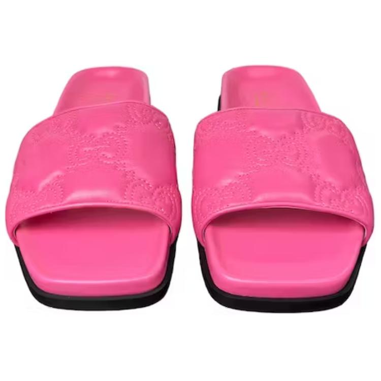 (W) Gucci GG Quilted Slide 'Pink' 圖 5