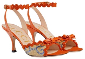 (W) Gucci Sandal Efek Rotan 'Oranye' 695190-UWB70-9691 Order (W) Gucci Sandal Efek Rotan 'Oranye' 695190-UWB70-9691