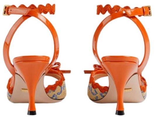 (W) Gucci GG 草编效果拖鞋 '橙色' 695190-UWB70-9691 Shop (W) Gucci GG 草编效果拖鞋 '橙色' 695190-UWB70-9691