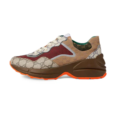 (W) Gucci GG Rhyton 'Beige Brick Red'