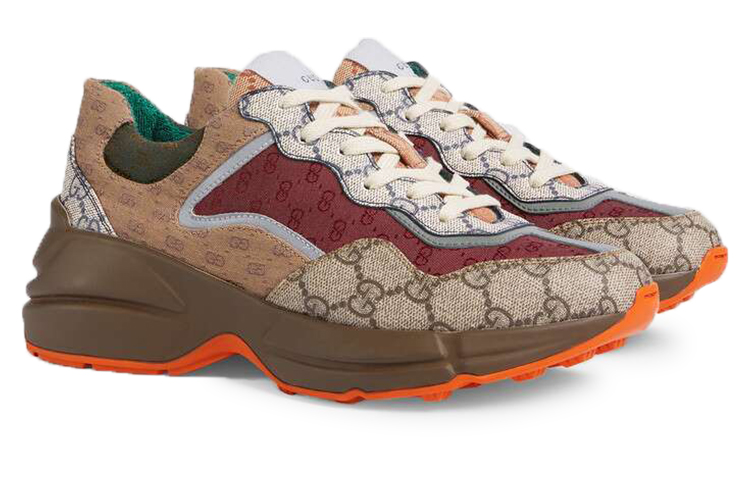 Lookbook (W) 古驰 GG Rhyton '米色砖红' 620185-99WG0-6060