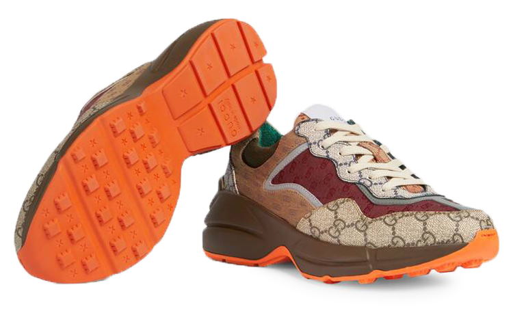 Purchase (W) 古驰 GG Rhyton '米色砖红' 620185-99WG0-6060